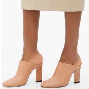 Wandler | Casta Block Heel Mules Sepia Tan Size 6.5 NEW